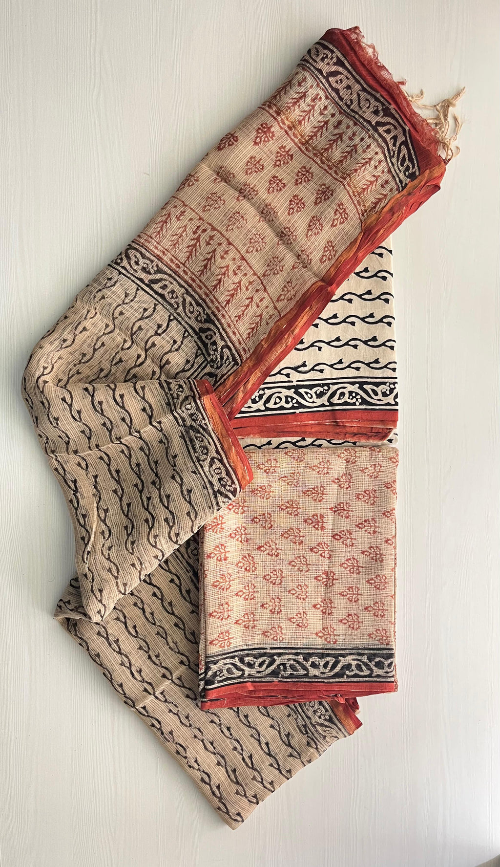 Hand Block Printed Full Kota Suit Earthy Elegance