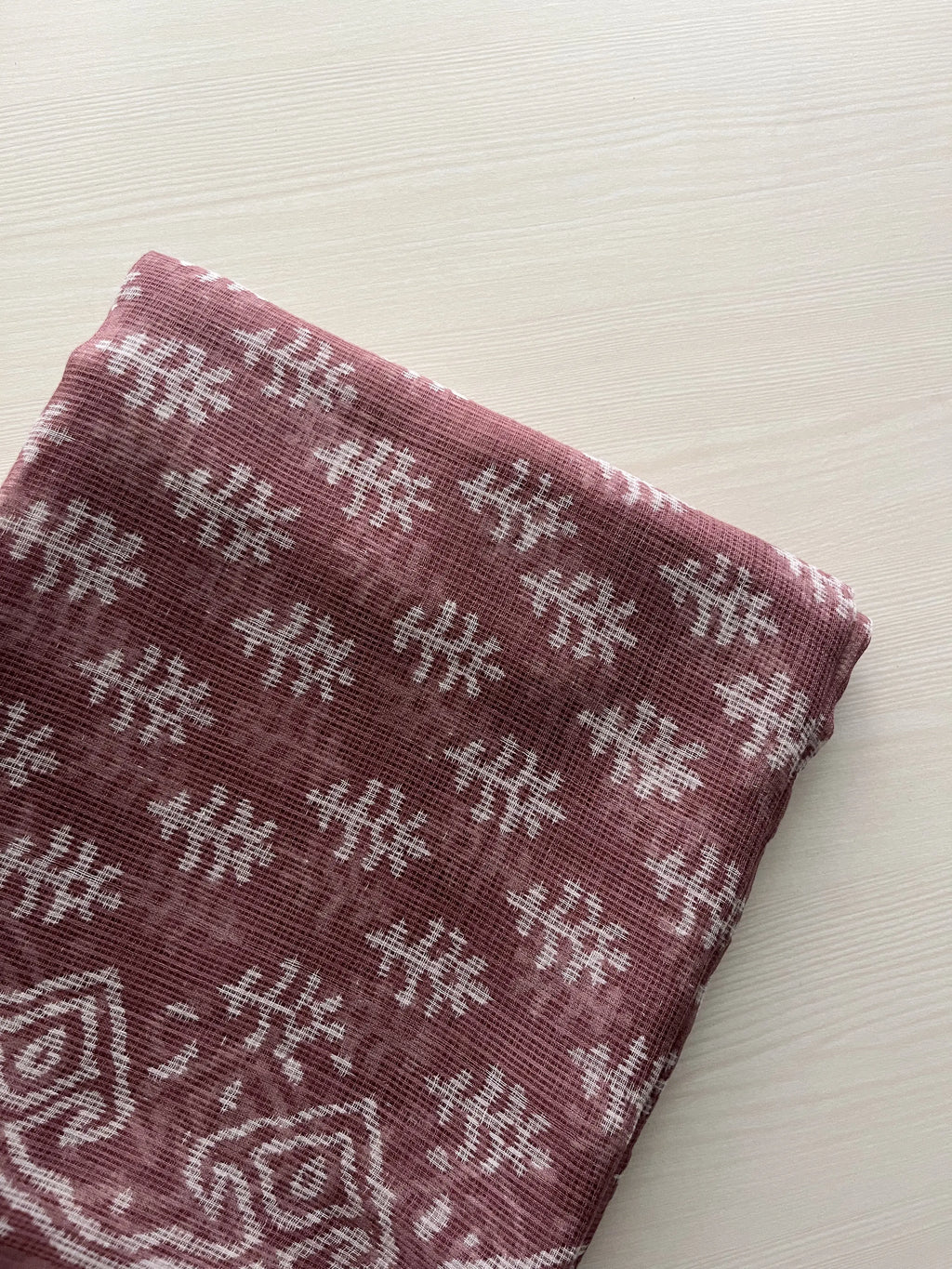 Hand Block Printed Full Kota Suit Earthen Grace