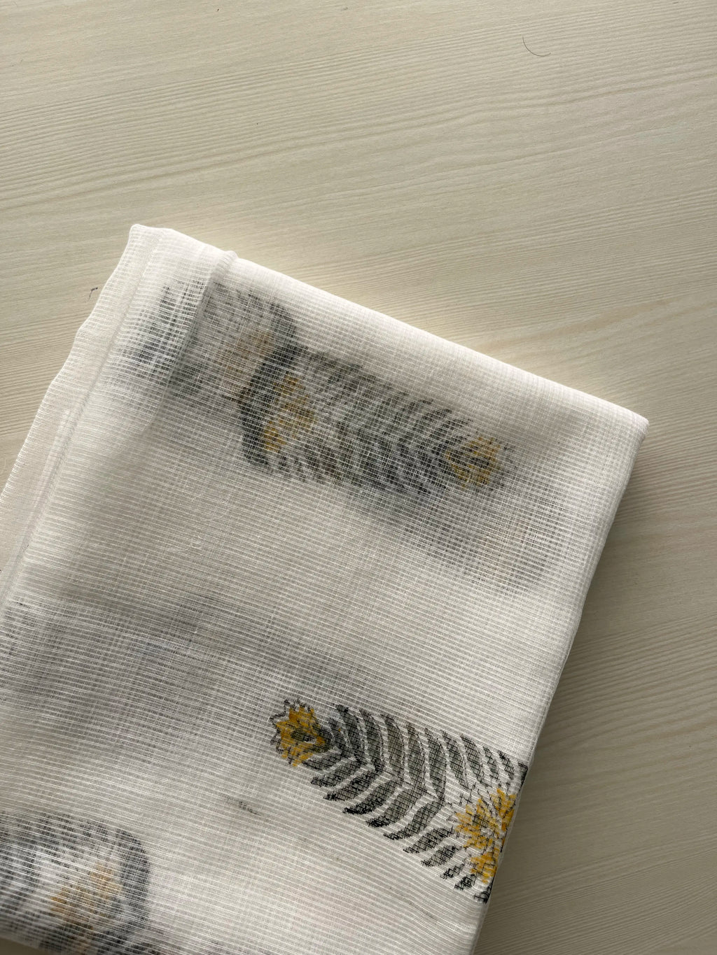 Hand Block Printed Full Kota Suit Pine Dot