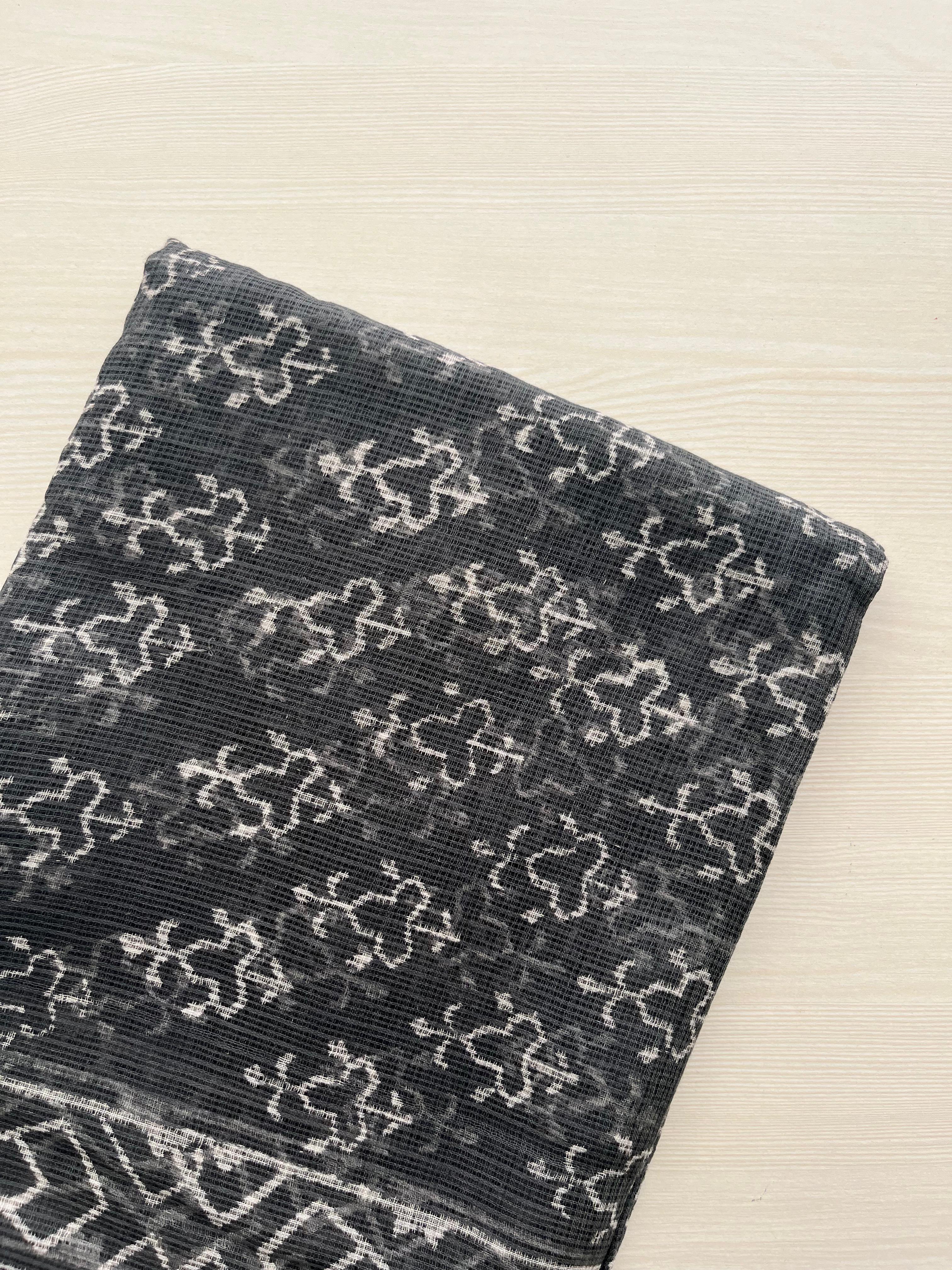 Hand Block Printed Full Kota Suit Luxe Grey